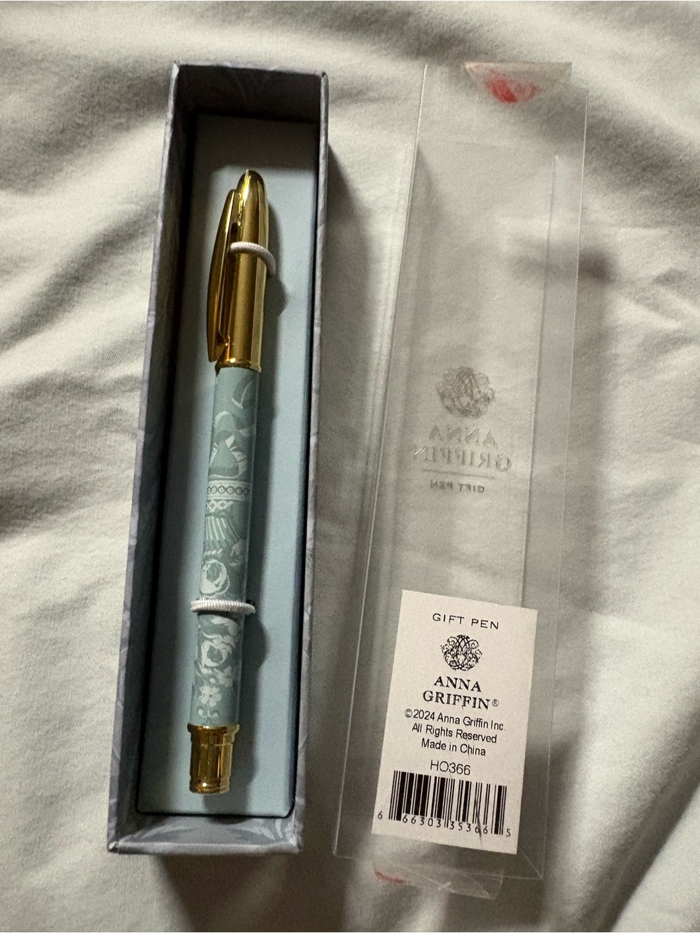 ANNA GRIFFIN Gold Decorative Gift Pen